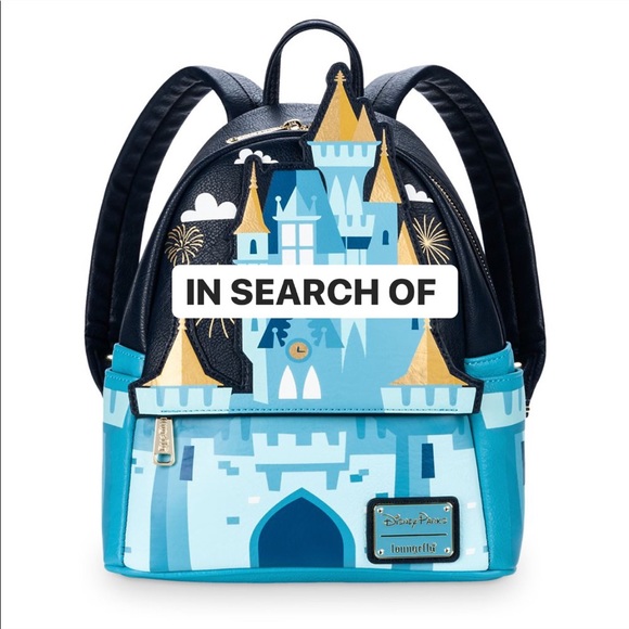 loungefly cinderella castle backpack